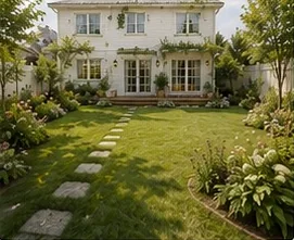 Mia’s warm family house and garden
