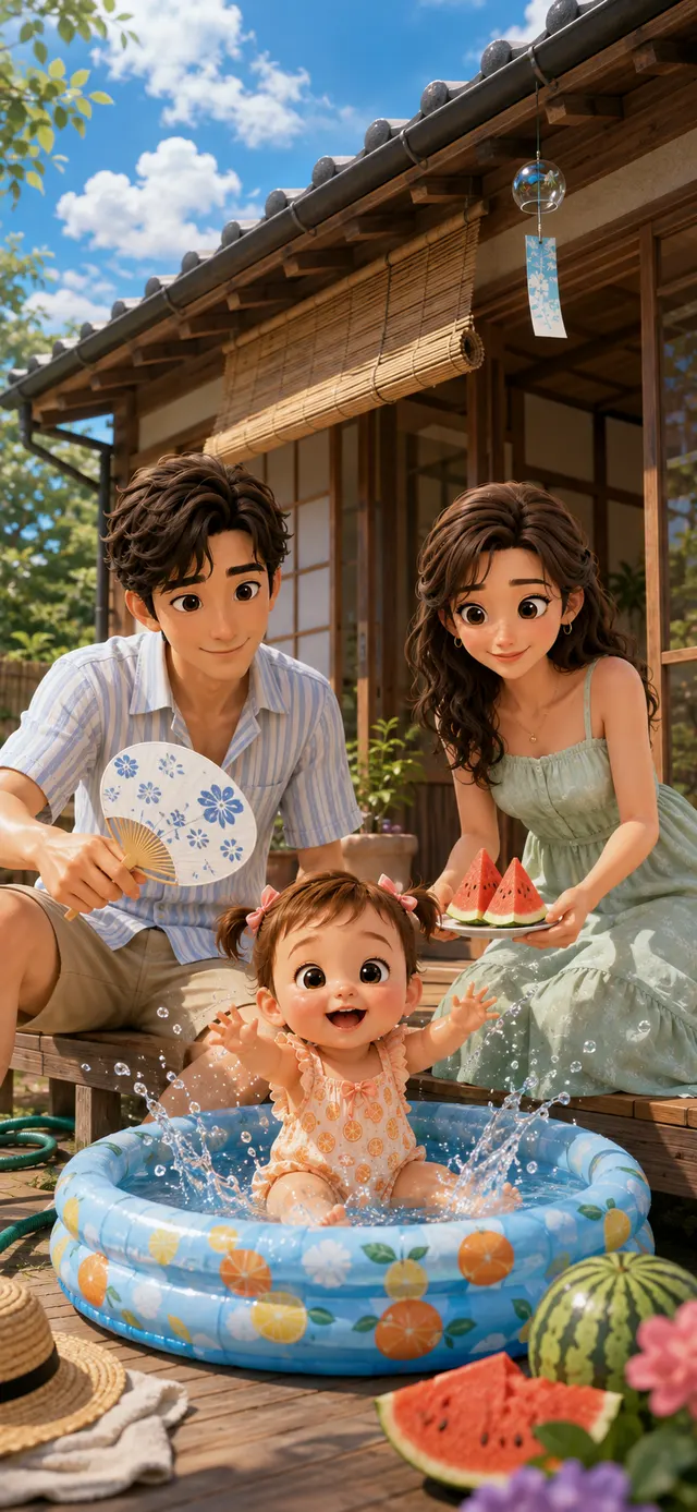 Summer at Home phone wallpaper preview